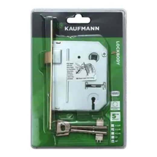 Kaufmann Lockbody 3 Lever Sabs Brass Plated