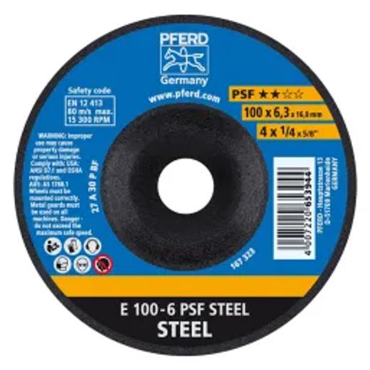 Pferd Grinding Whl Steel Dome Range