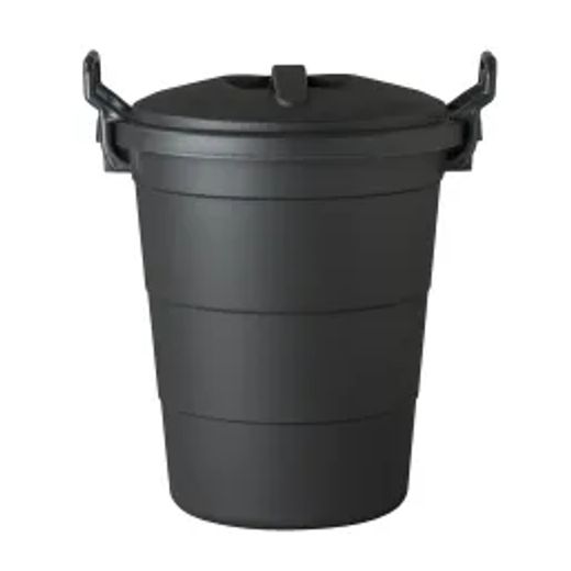 Pride Dust Bin Black 75L