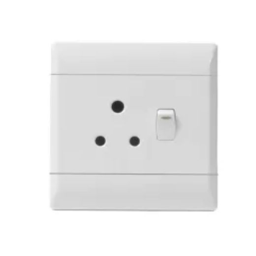 Cbi Plug Switch Single 4X4 White