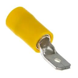 Terminal Male Tab Yel 4.0-6.0Mm 6.3Mm Lt40