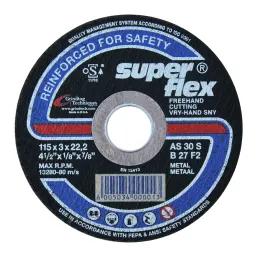 Superflex Cutting Disc Flat Steel 115X3Mm B