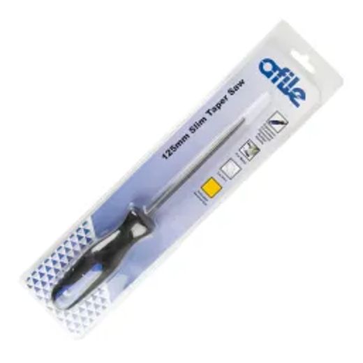 Afile Slim Tapered Saw File 125Mm Packed
