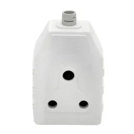 Nexus Janus Coupler Dbl Pvc 16A White