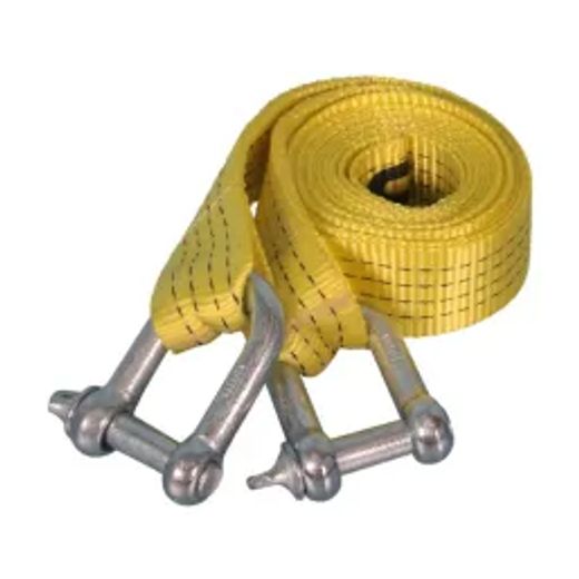 Securetech Tow Strap Heavy + D Shackles 4Tonx50Mm