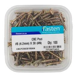 Ifasten Cbc Pozi No8 4.2Mmx30Mm 100 Pt