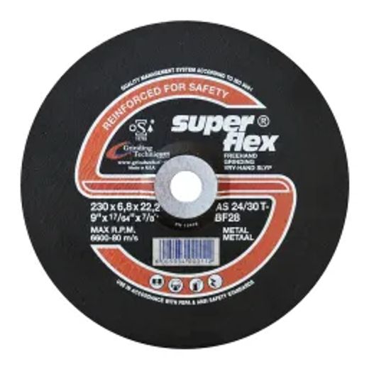 Superflex Grinding Disc Dome Steel 230X6.8Mm
