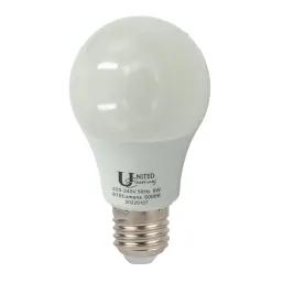United Electrical Lamp Led A60 Cw E27 9W