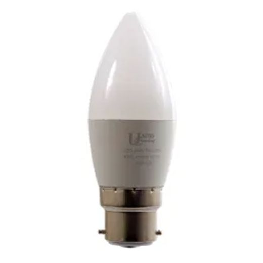 United Electrical Lamp Led Candle Cw B22 5W
