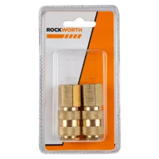 Rockworth Coupler Quick To Female 1 4 (2Pc)
