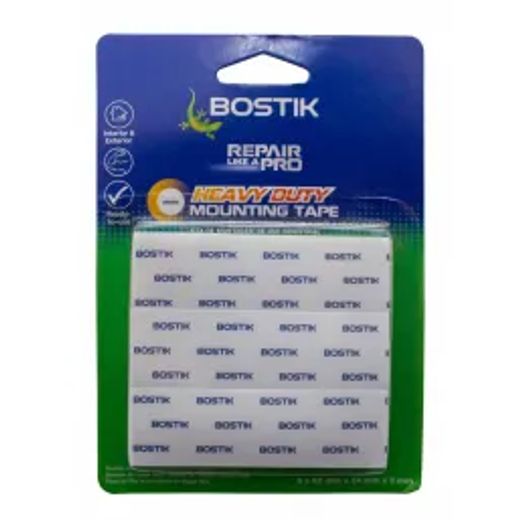 Bostik Hd Mount Tape Strips 6 X 80Mm X 24Mm X 3Mm