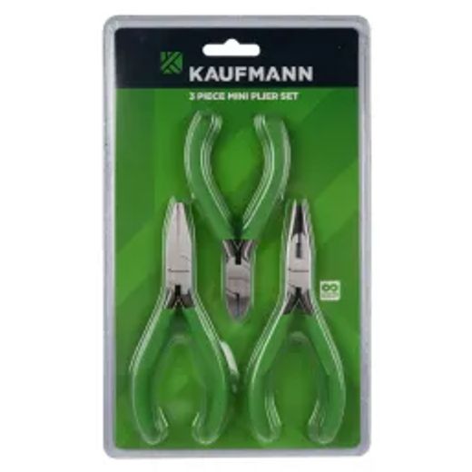 Kaufmann Pliers 3 Piece Set Micro