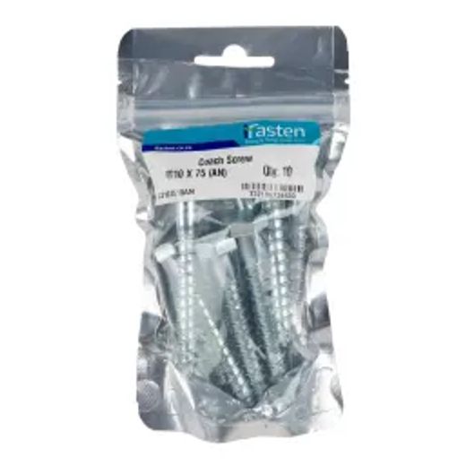 Ifasten Coach Screw M10X75Mm 10 Pp