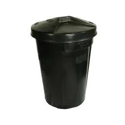 Refuse Bin Plastic With Lid 85L