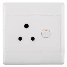 Nexus Socket Switch With Cover 16Amp 4X4 Single
