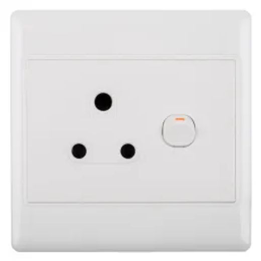 Nexus Socket Switch With Cover 16Amp 4X4 Single