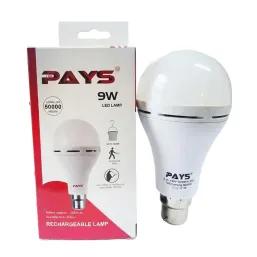 Pays Globe Rechargeable Bc 9W A70 Lamp