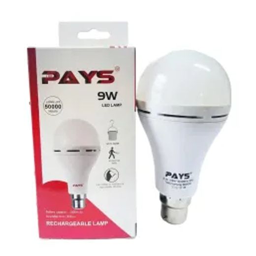 Pays Globe Rechargeable Bc 9W A70 Lamp