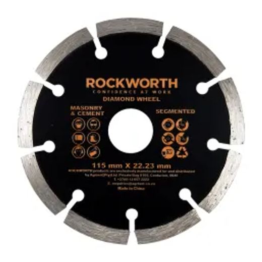 Rockworth Diamond Wheel 115Mm Segmented Rim