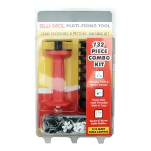 Blu-Mol Cable Fastening & Picture Hanging Kit 132P
