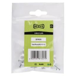 Nexus Cable Saddle Round 7Mm 20