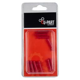 U-Part Terminal Red Butt Connector Ferrule 0.5-1.5