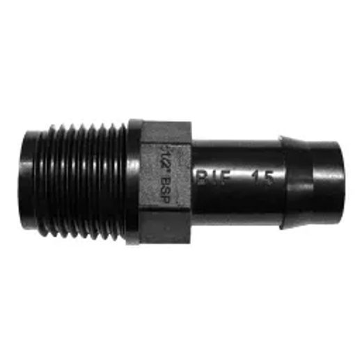 Vetplast Insert Male Adaptor 15Mm X 1 2 In.