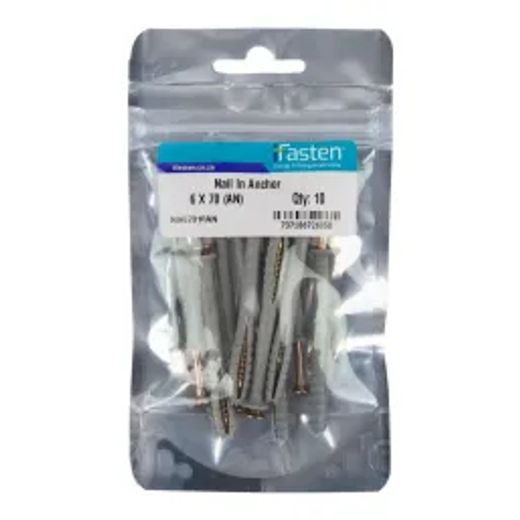 Ifasten Nail In Anchor 6Mmx70Mm 10 Pp