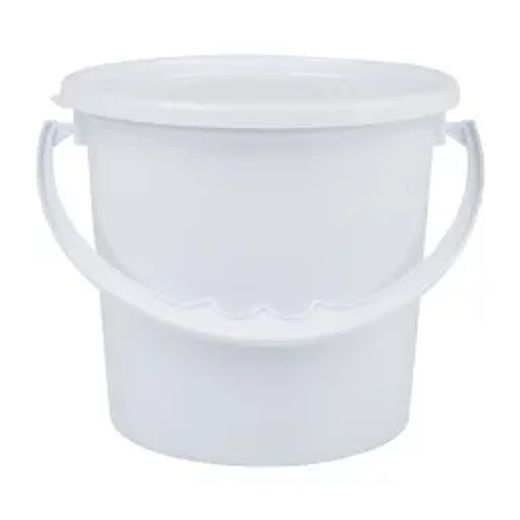 Plastic Bucket With Lid And Handle 1L