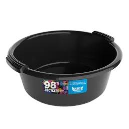 Basics Plastic Basin Recycled Black 43Cm