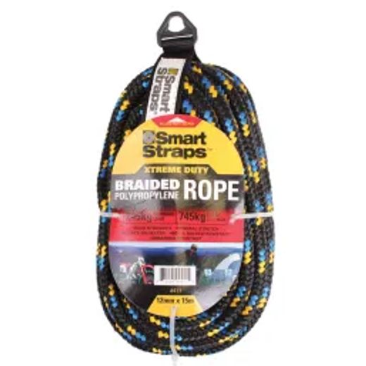 Braided Polypropylene Rope 12Mm 15M