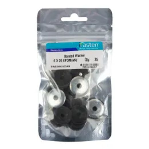 Ifasten Washer Bonded Epdm 6X26Mm 25 Pp