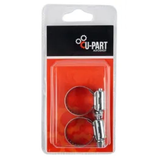 U-Part Clamp Hose 14-27Mm 2Pce