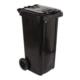 Refuse Wheely Bin Non Sabs Recycled Black 120L