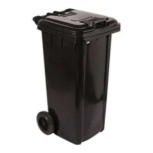 Refuse Wheely Bin Non Sabs Recycled Black 120L
