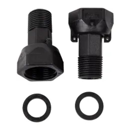 Water Meter Tail Pce Set 15Mm + Nut & Washer (Pl)
