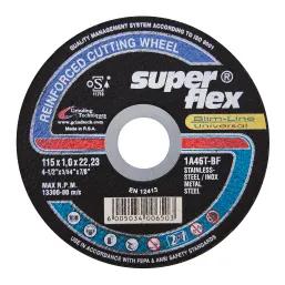 Superflex Cutting Disc 2In1 Flat 115X1.0Mm 1A46T
