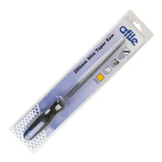 Afile Slim Tapered Saw File 200Mm Packed