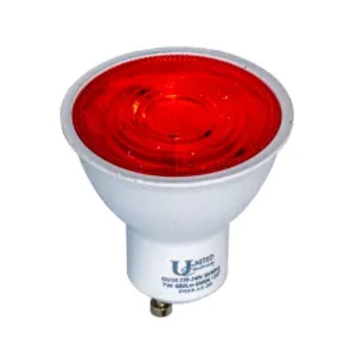 United Electrical Downlight Led Gu10 Red 7W