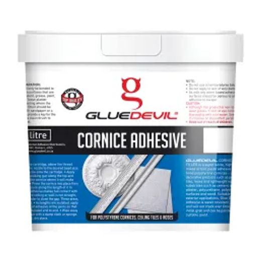 Gluedevil Cornice Adhesive Bucket 2Lt