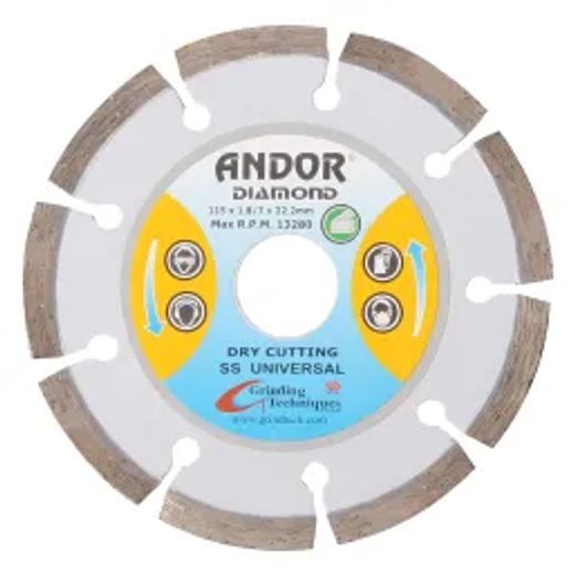 Andor Diamond Disc Segmented Ss 115X1.8Mm