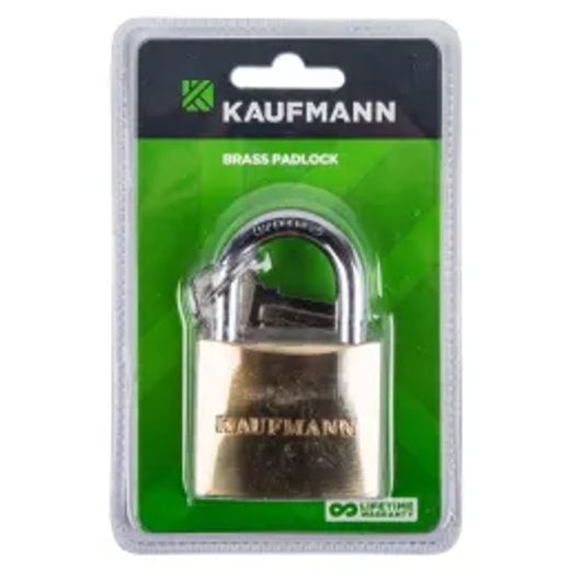 Kaufmann Padlock Brass 40Mm