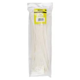 Nexus Cable Ties T120R 7.6Mmx400Mm White 100 Pack