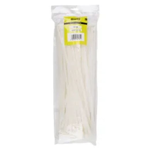 Nexus Cable Ties T120R 7.6Mmx400Mm White 100 Pack