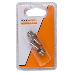 Rockworth Coupler Male 1 4 To Swage 6.3Mm(2Pc)