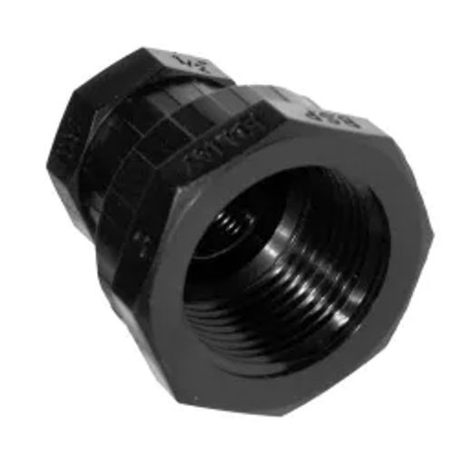 Nylon Socket Emjay Black 25X15Mm