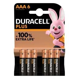 Duracell Battery Plus Alkaline Aaa 6 Pack