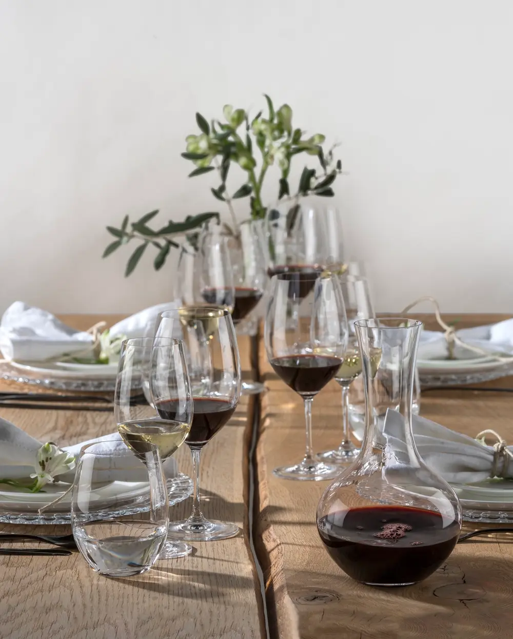 Table Setting with Glassware