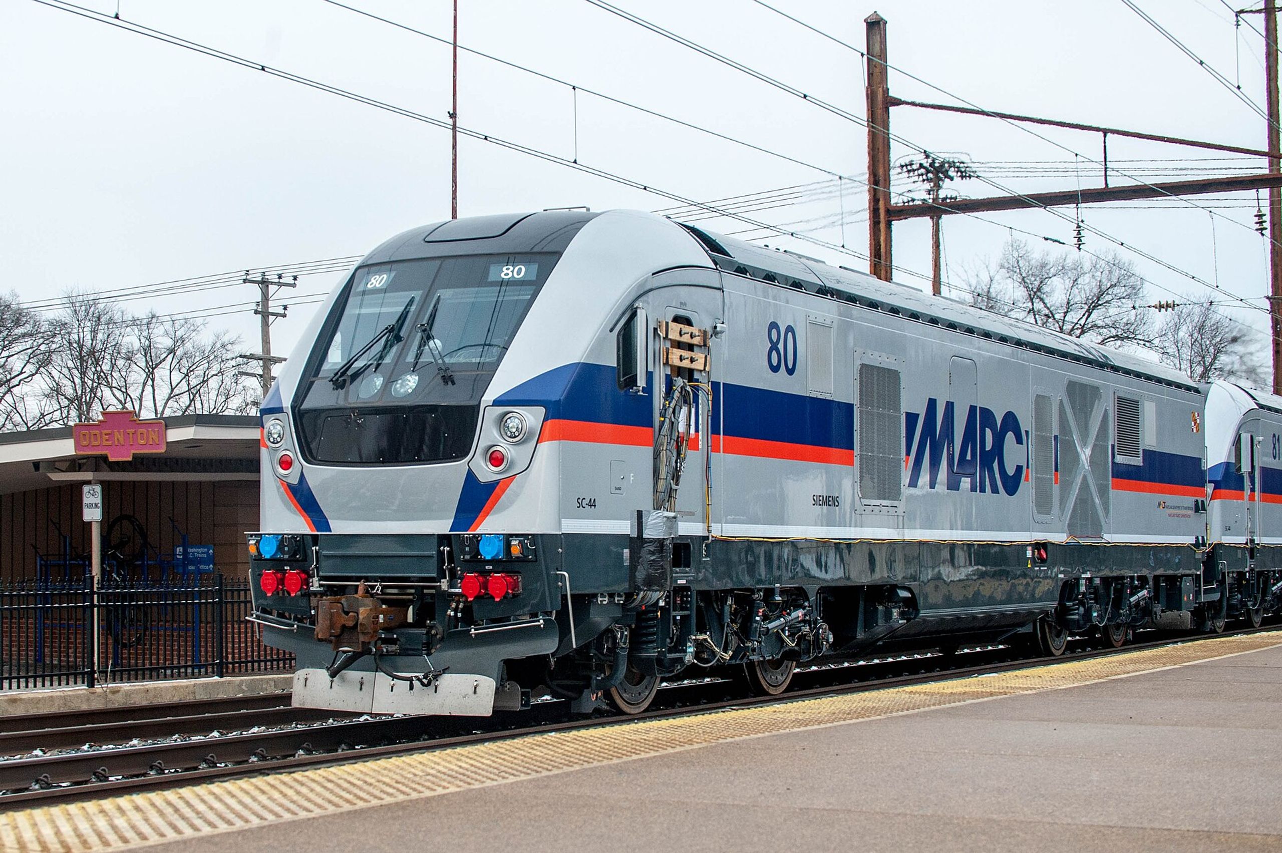 MARC Train in Odenton