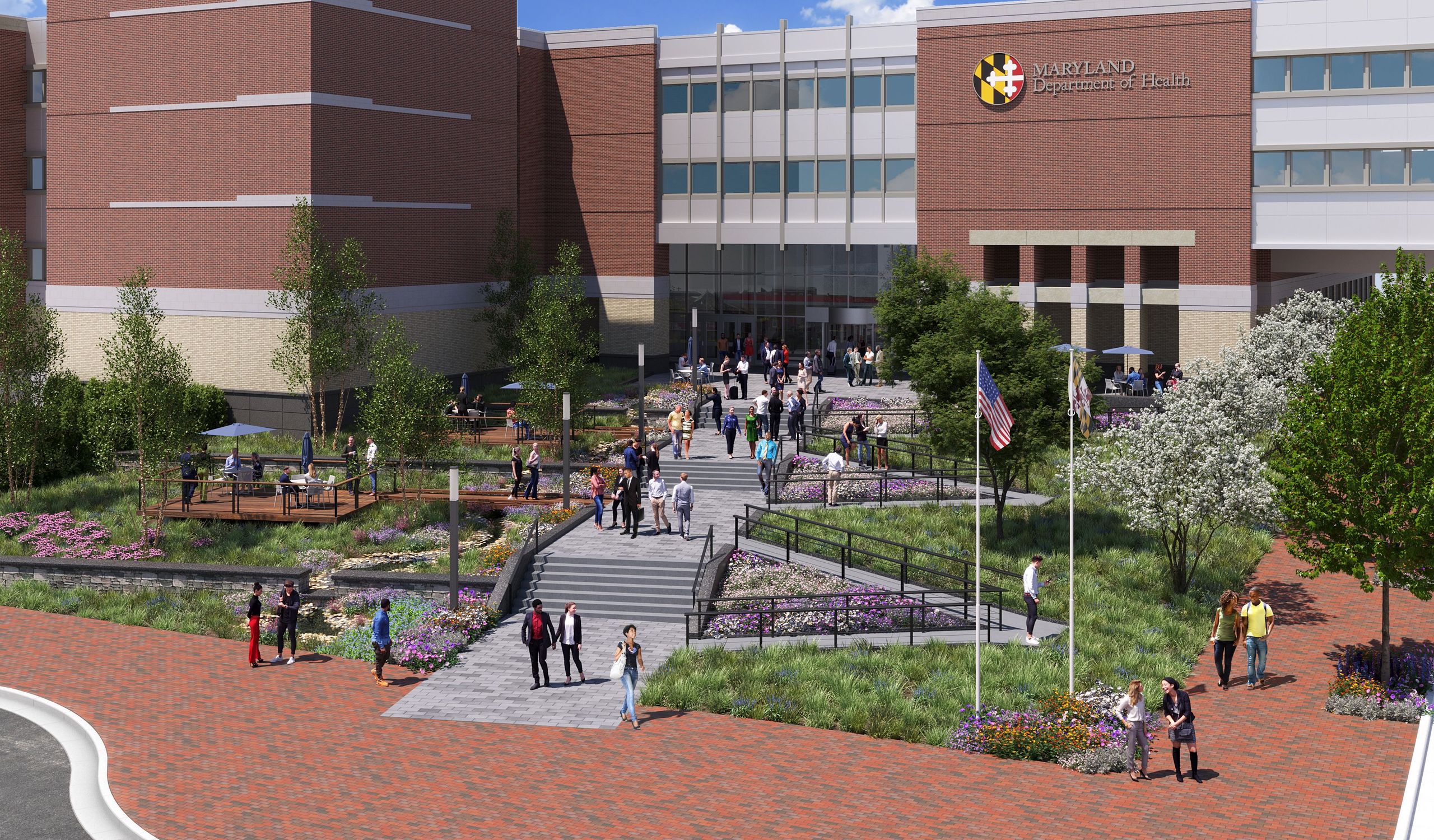 Maryland Public Health Laboratory Entrance